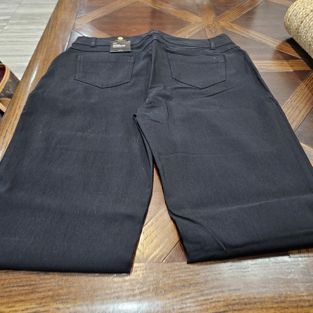Jessica McClintock Men's Black Straight Jeans